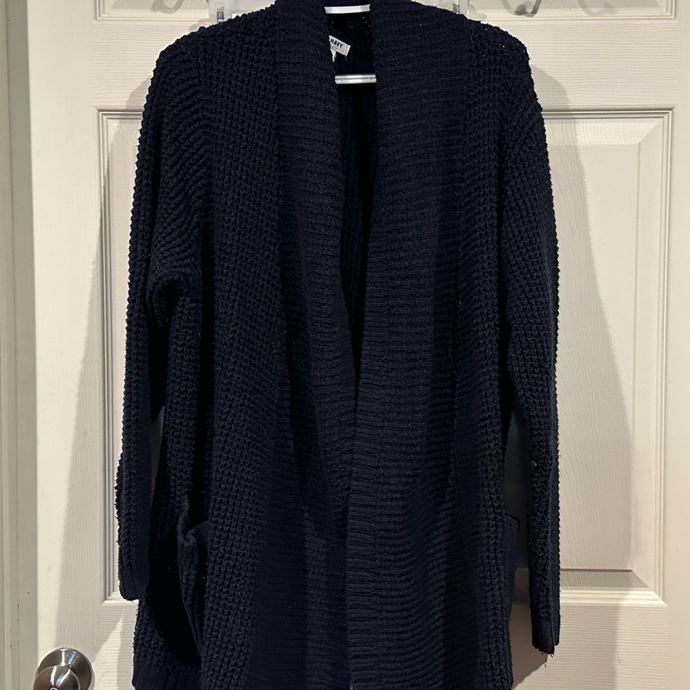 Dark blue oversized sweater